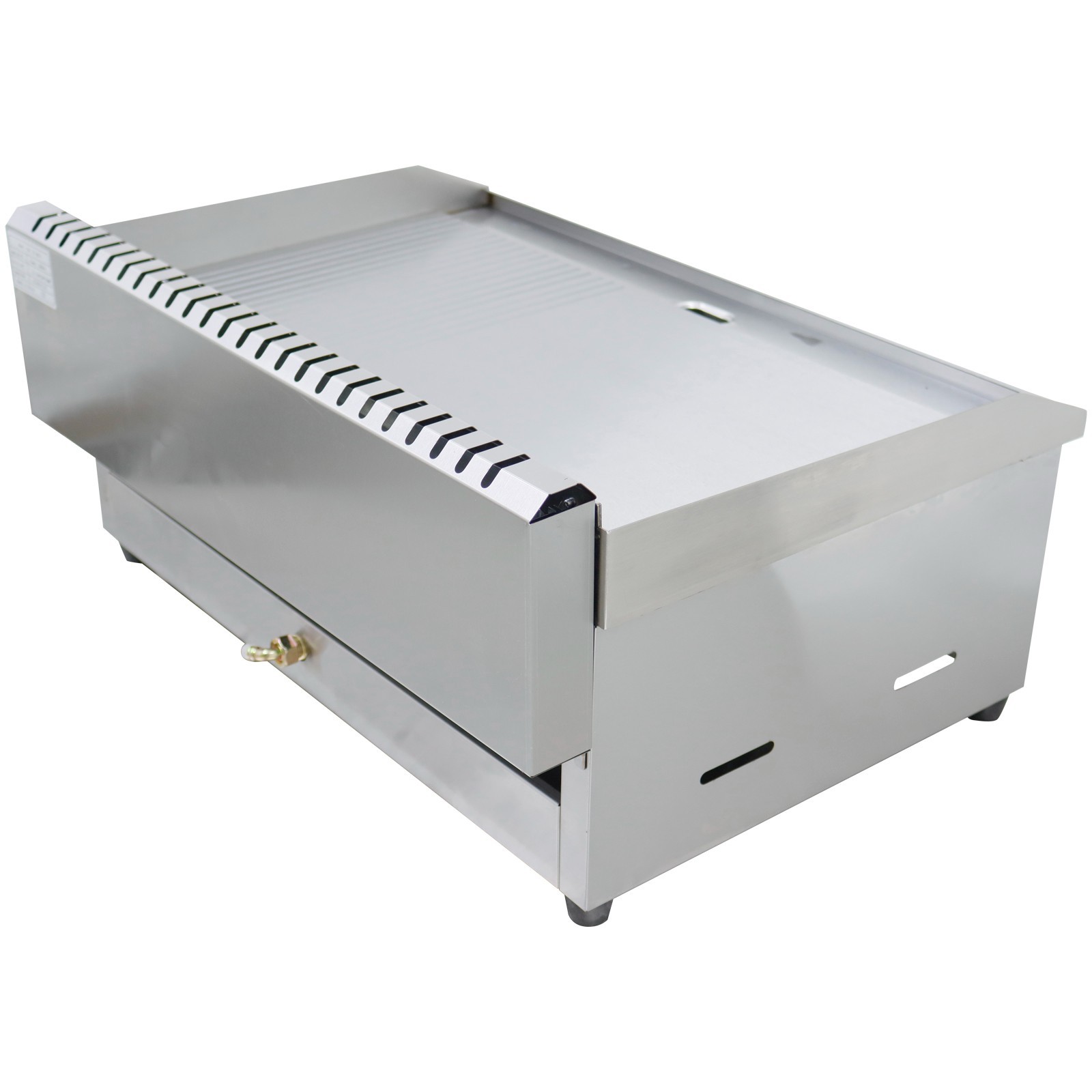 Gas Griddle Flat Top Grill 29*16in Table Bbq Grill Griddle Commercial Home Use