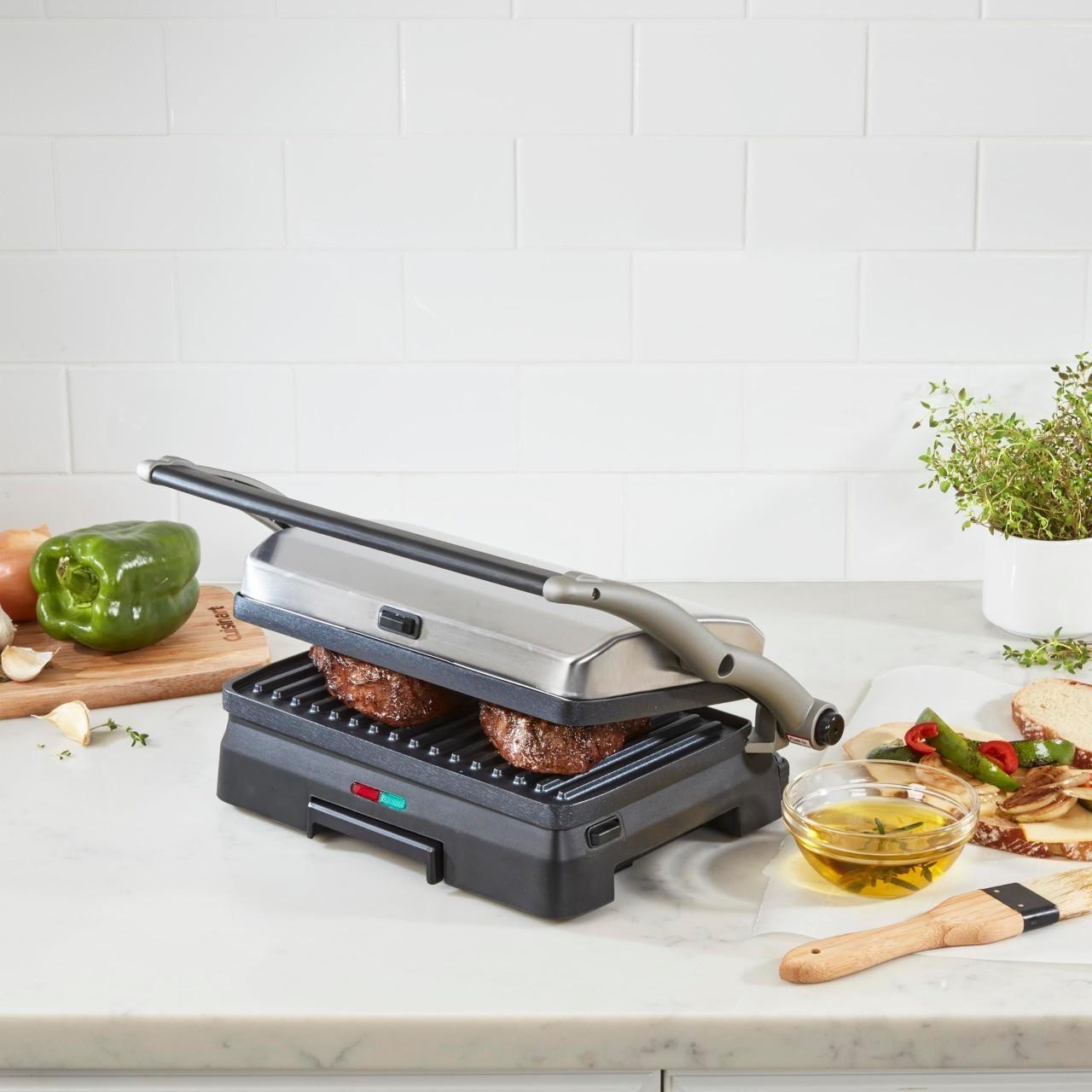 Cuisinart Griddler® Indoor Grill & Panini Press, Dishwasher-Safe Nonstick Cookin