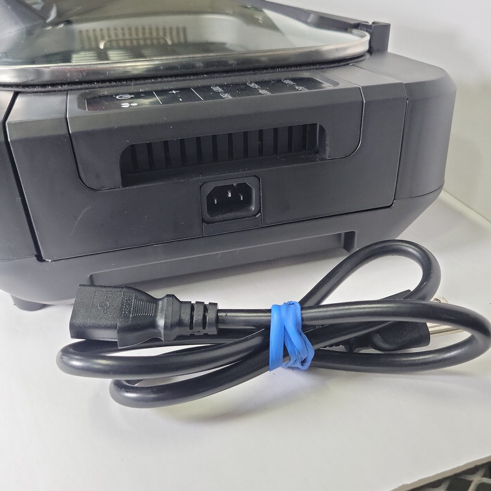 Power XL Smokeless Grill Elite Indoor Electric Grill with Tempered Glass Nice!