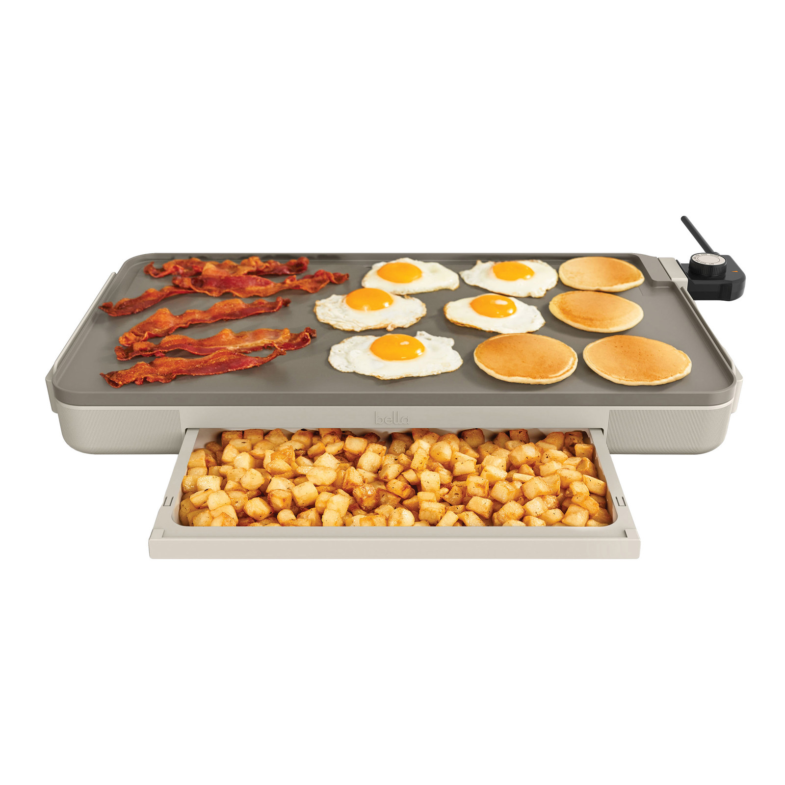 ELECTRIC GRIDDLE GRILL FLAT TABLE TOP PANCAKE 22 INCH LARGE PORTABLE INDOOR NEW