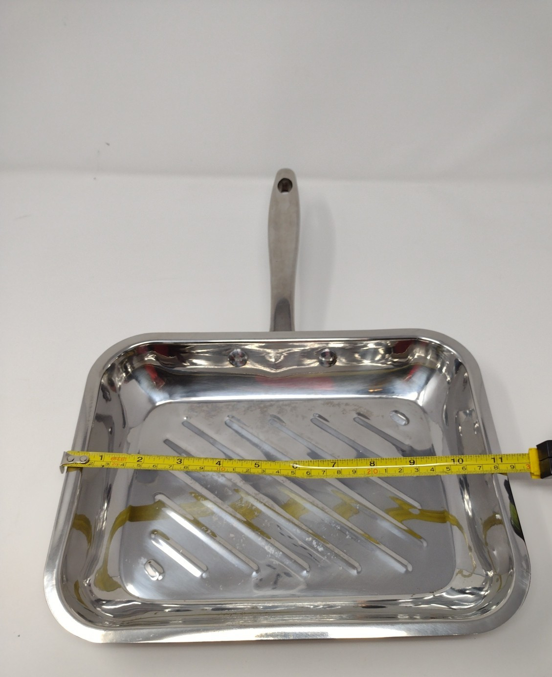 WOLFGANG PUCK Bistro Elite Collect Stainless 11″ Panini Pan