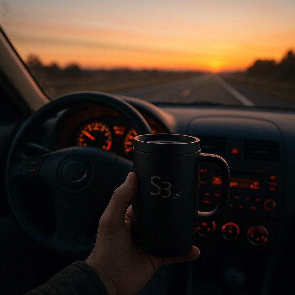 S3 Plus Smart Mug Temperature Control Heated Coffee Travel
