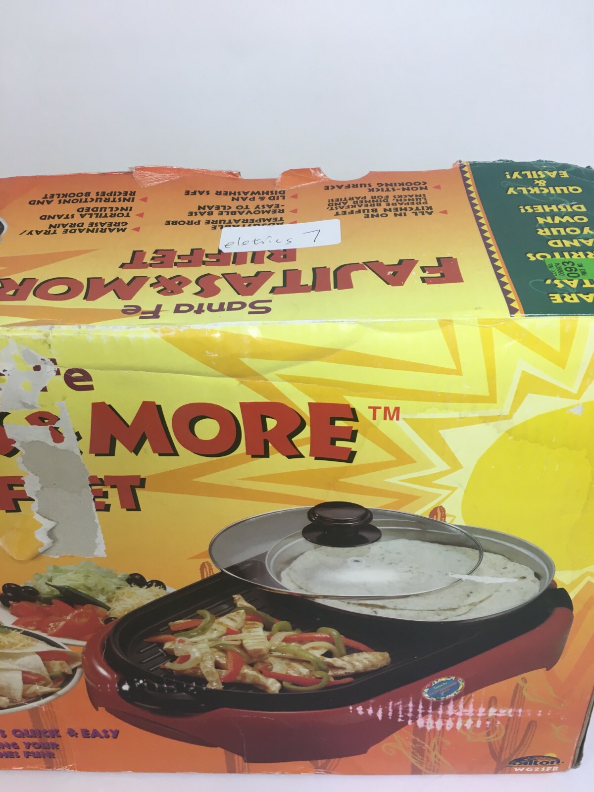 SANTA FE FAJITAS & MORE BUFFET MODEL# WG2SFR “Red” NEW.