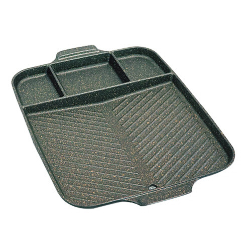 Queen Sense Korean BBQ Big Size Safty Square Grill Pan -Made In korea- “Freeship