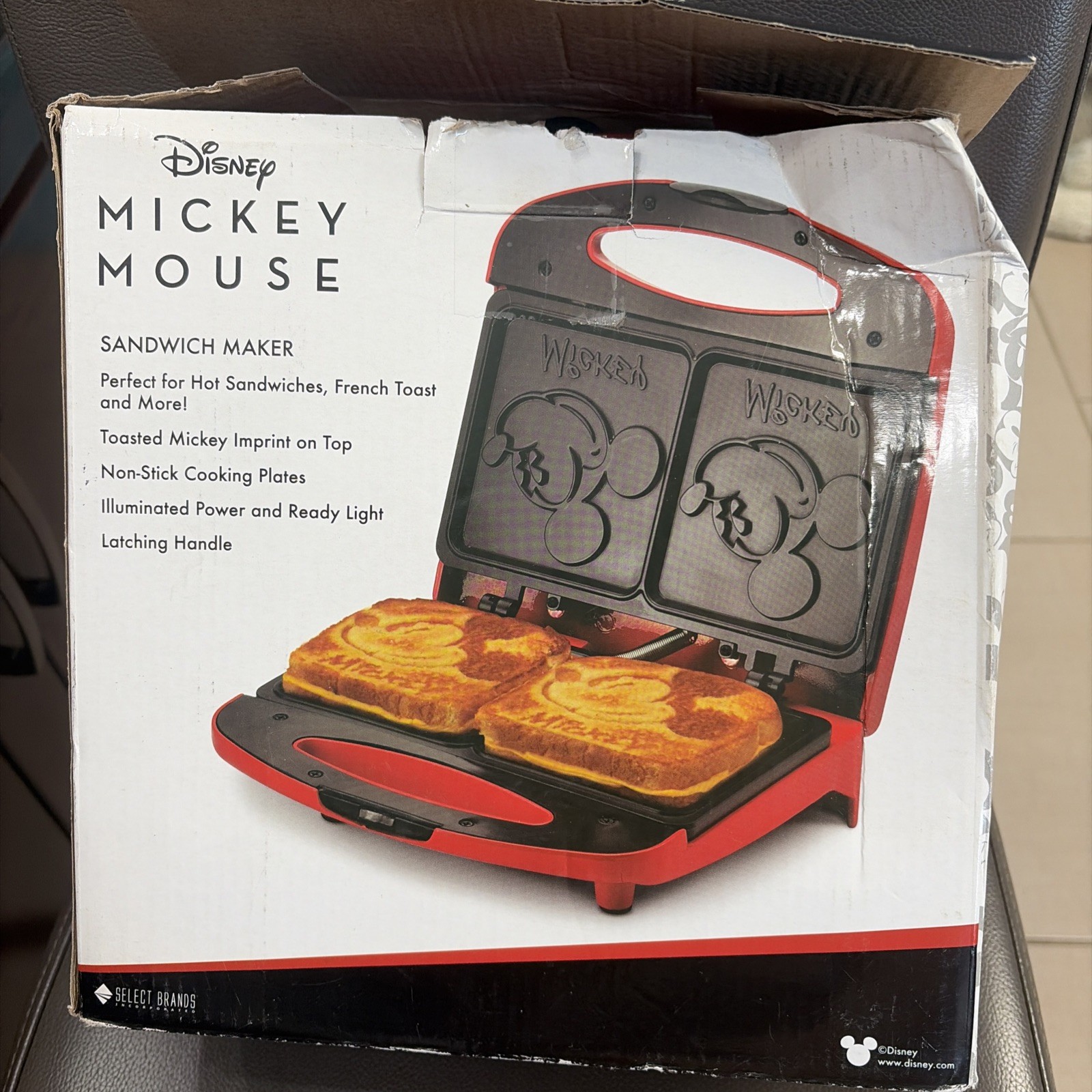 Disney Mickey Mouse French Toast Hot Sandwich Maker