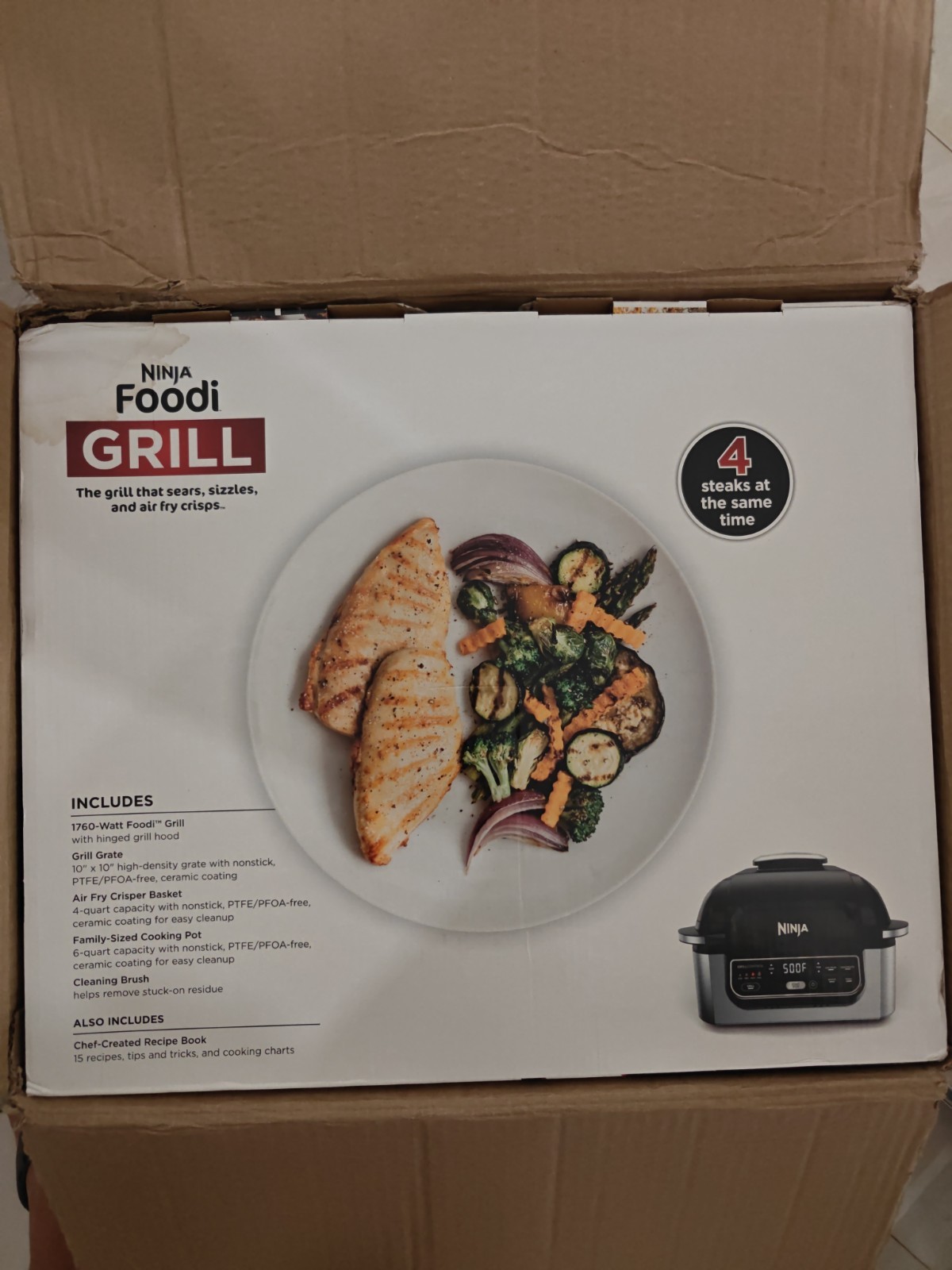 Ninja Foodi 5-in-1 Indoor Grill & Air Fryer AG301