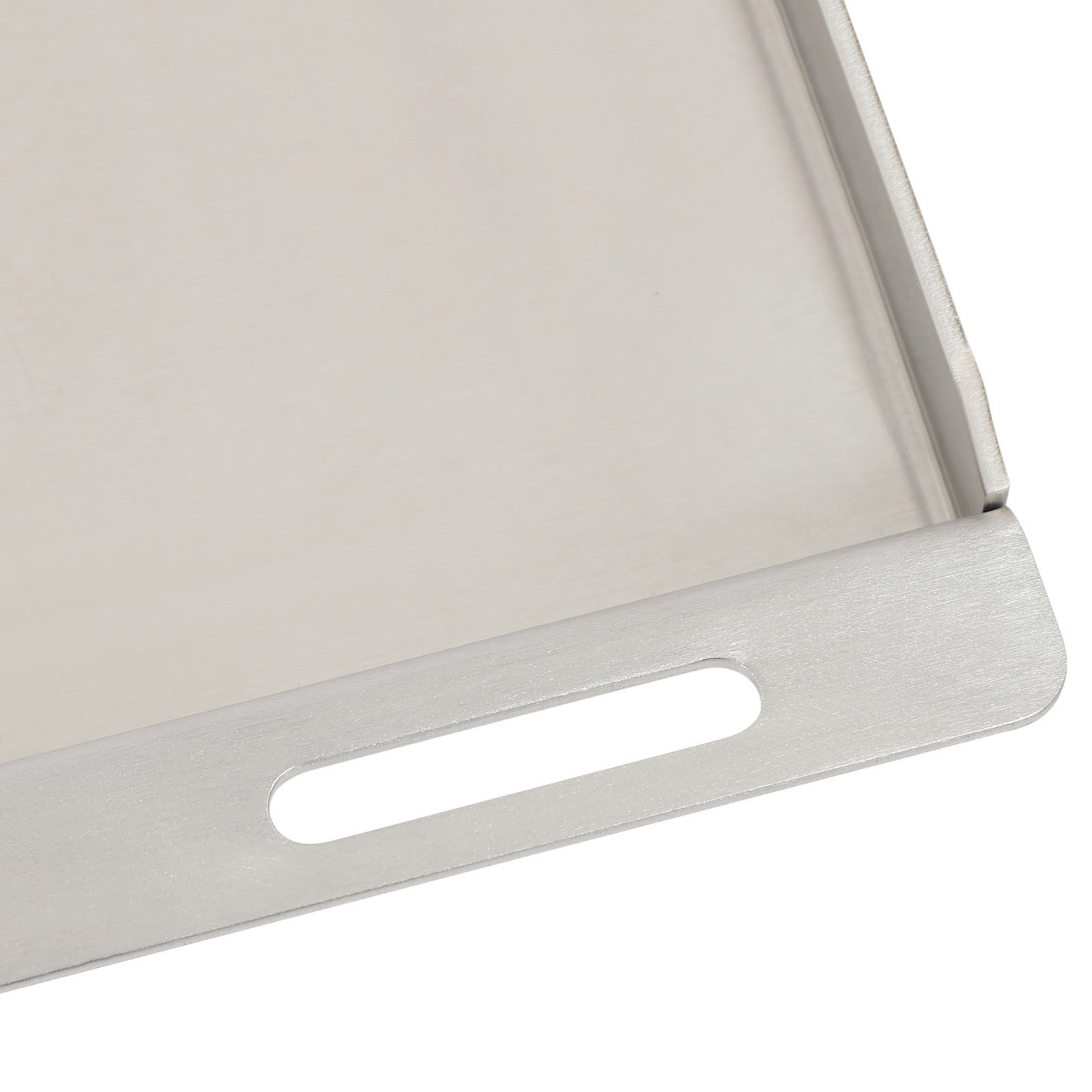Stainless Steel Grill Plate, Grill Plate for Grill Replacement Part Silver