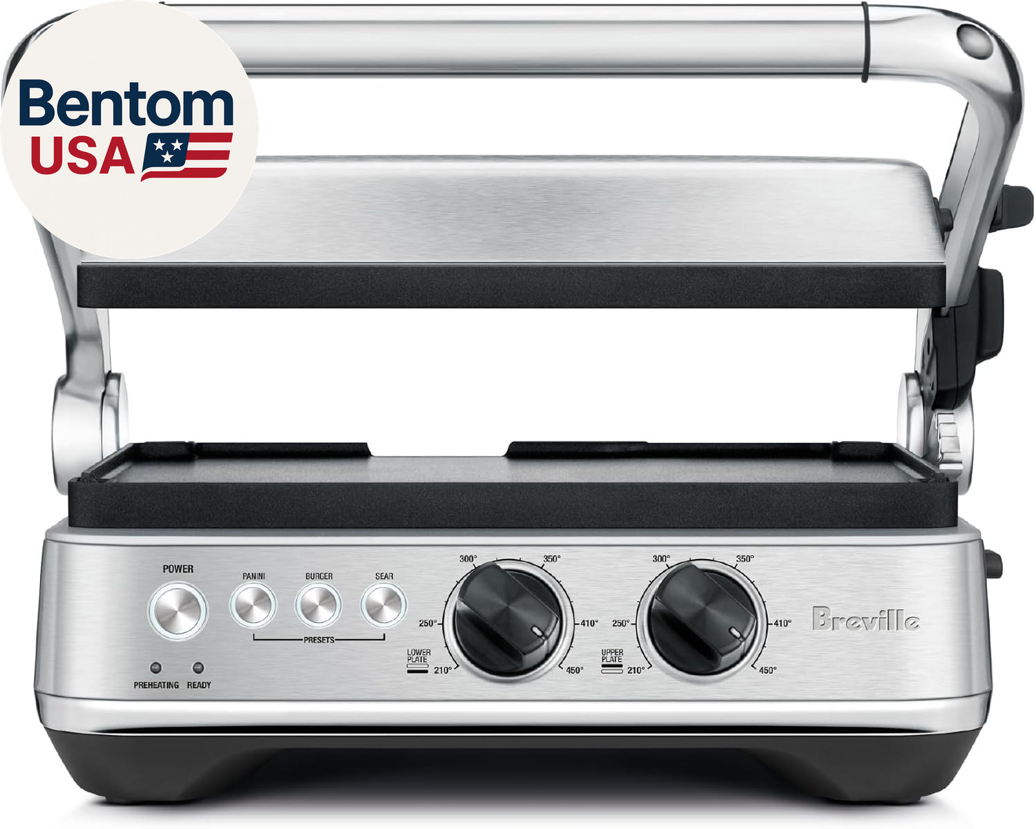 BGR700BSS Sear and Press Grill, Brushed Stainless Steel