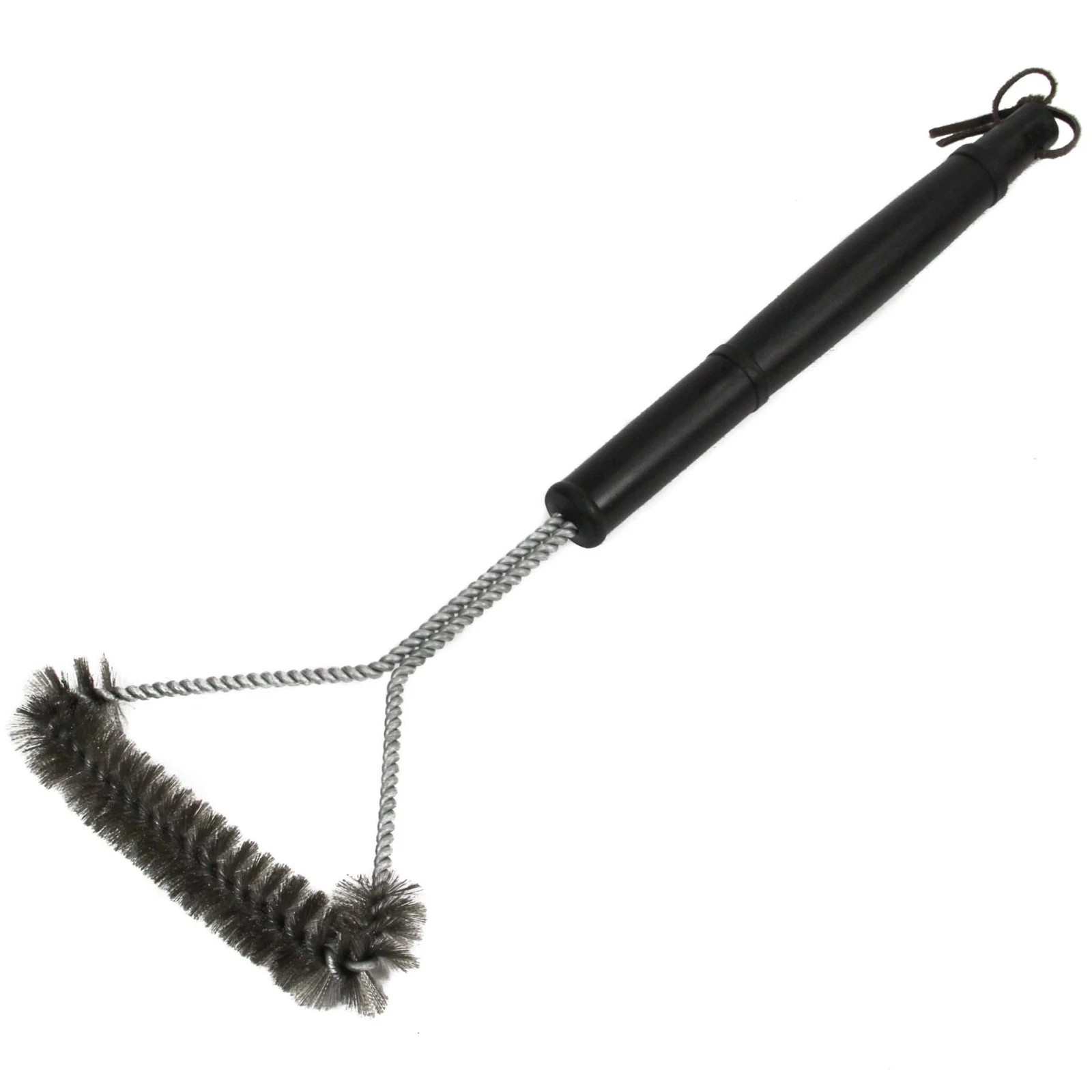 Chef Craft Select BBQ Grill Brush, 18 inches in length, Stainless Steel/Black