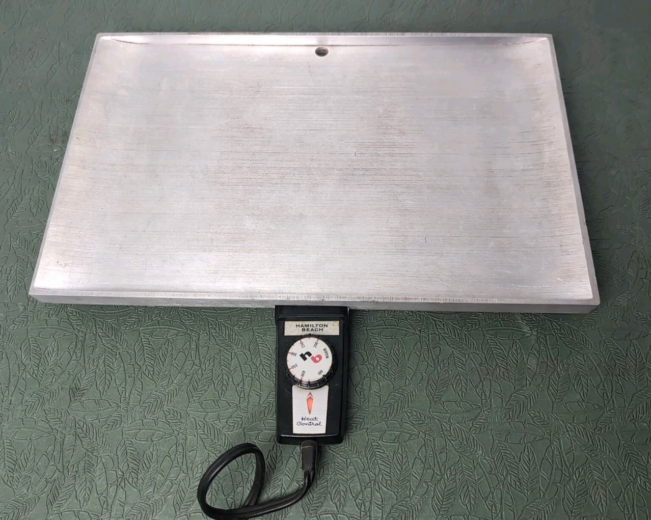 Rare Vintage Hamilton Beach Griddle RG1 With Heat Control
