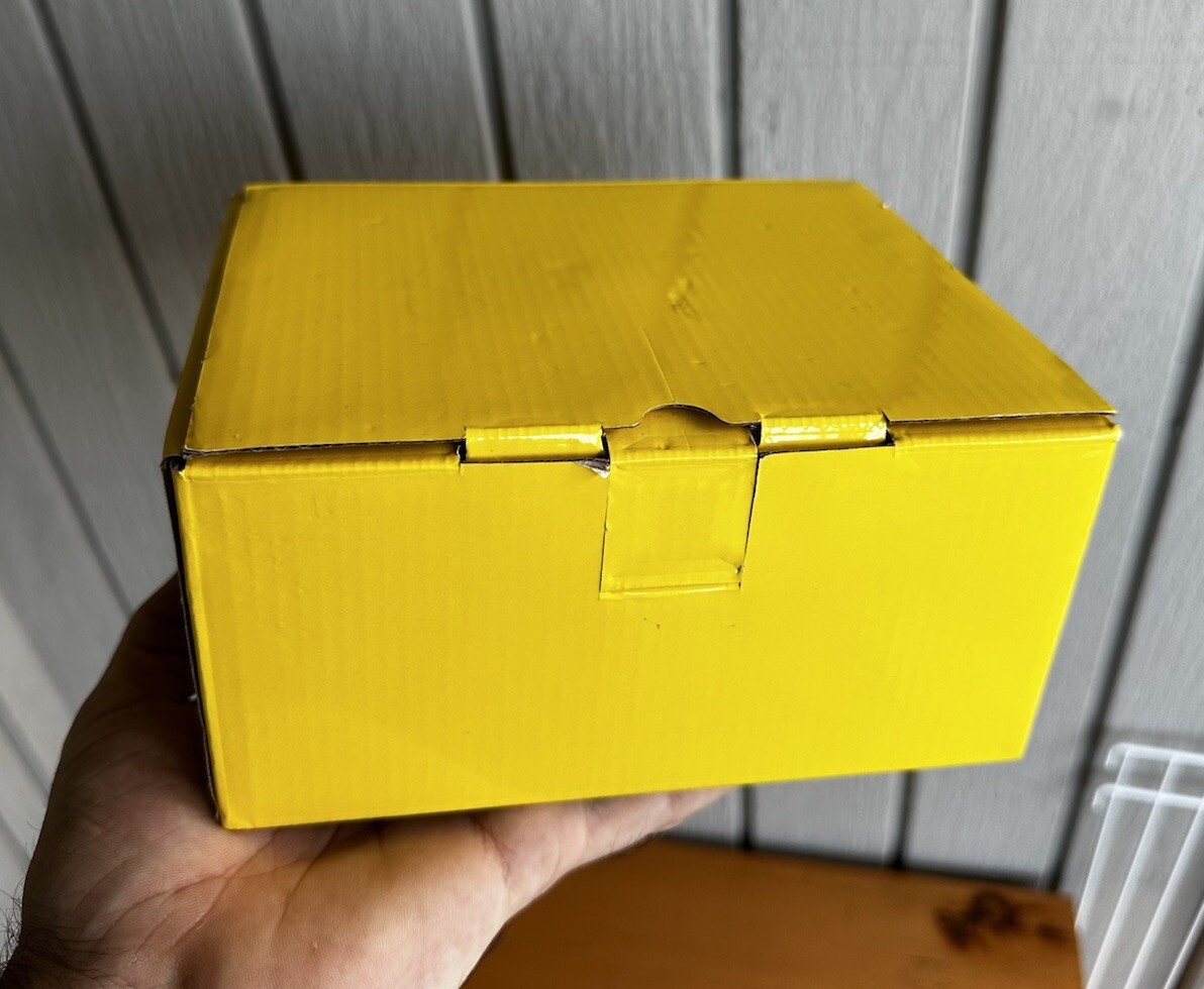 New DASH Mini (Maple Leaf) Mini Griddle Yellow in box Never Used Gift