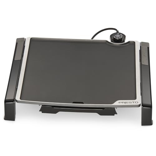 Presto 07071 15-Inch Electric Tilt-N-Fold Griddle Black