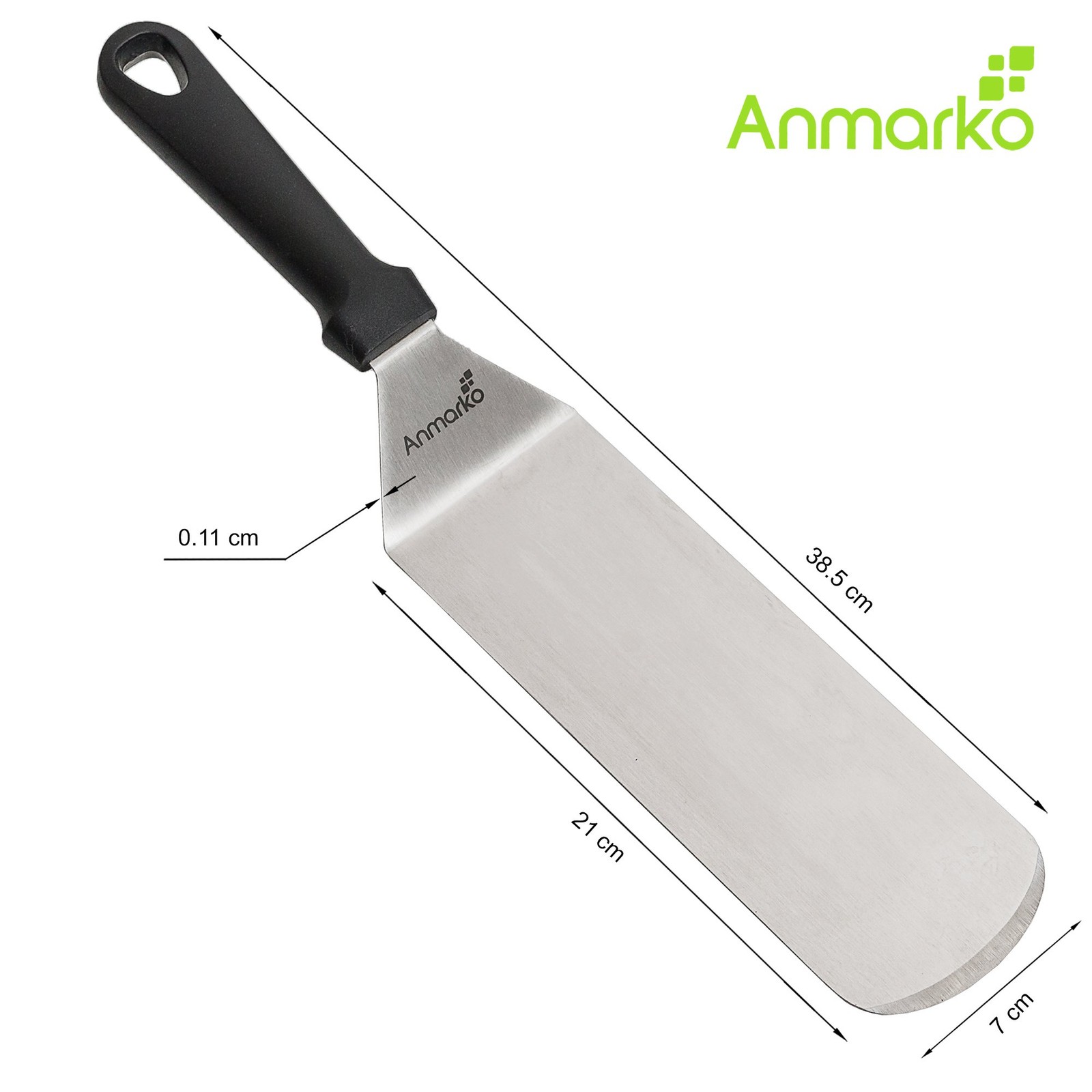 Spatula Turner Stainless Steel – Metal Set zzzz-s, Plastic handle set
