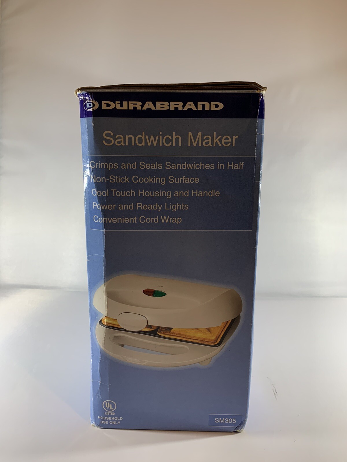 Durabrand sandwich maker model sm305 Used-tested Preowned