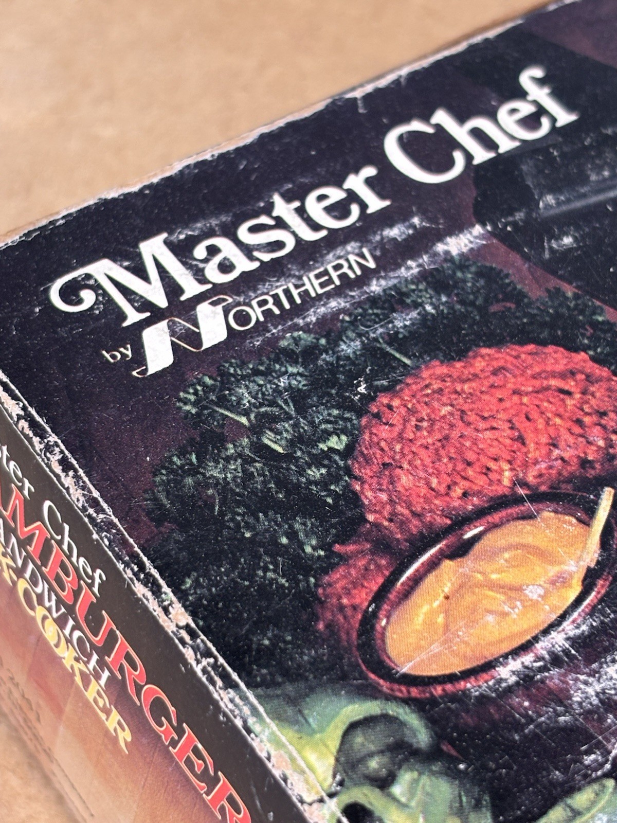 Master Chef Hamburger Sandwich Quik Cooker Electric Griddle Model 2041 NOS