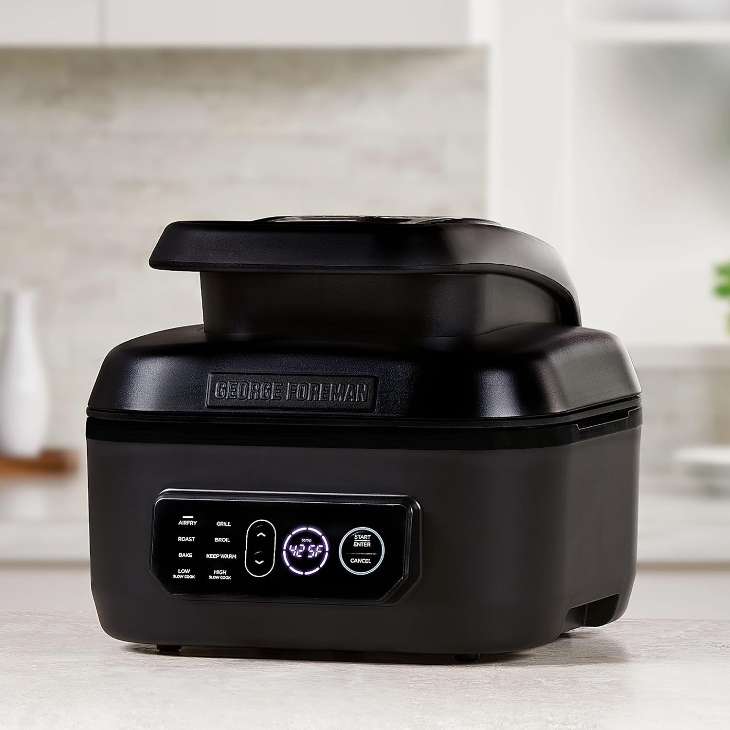 George Foreman Beyond Grill 7-in-1 Electric Indoor Grill Air Fryer MCAFD800D