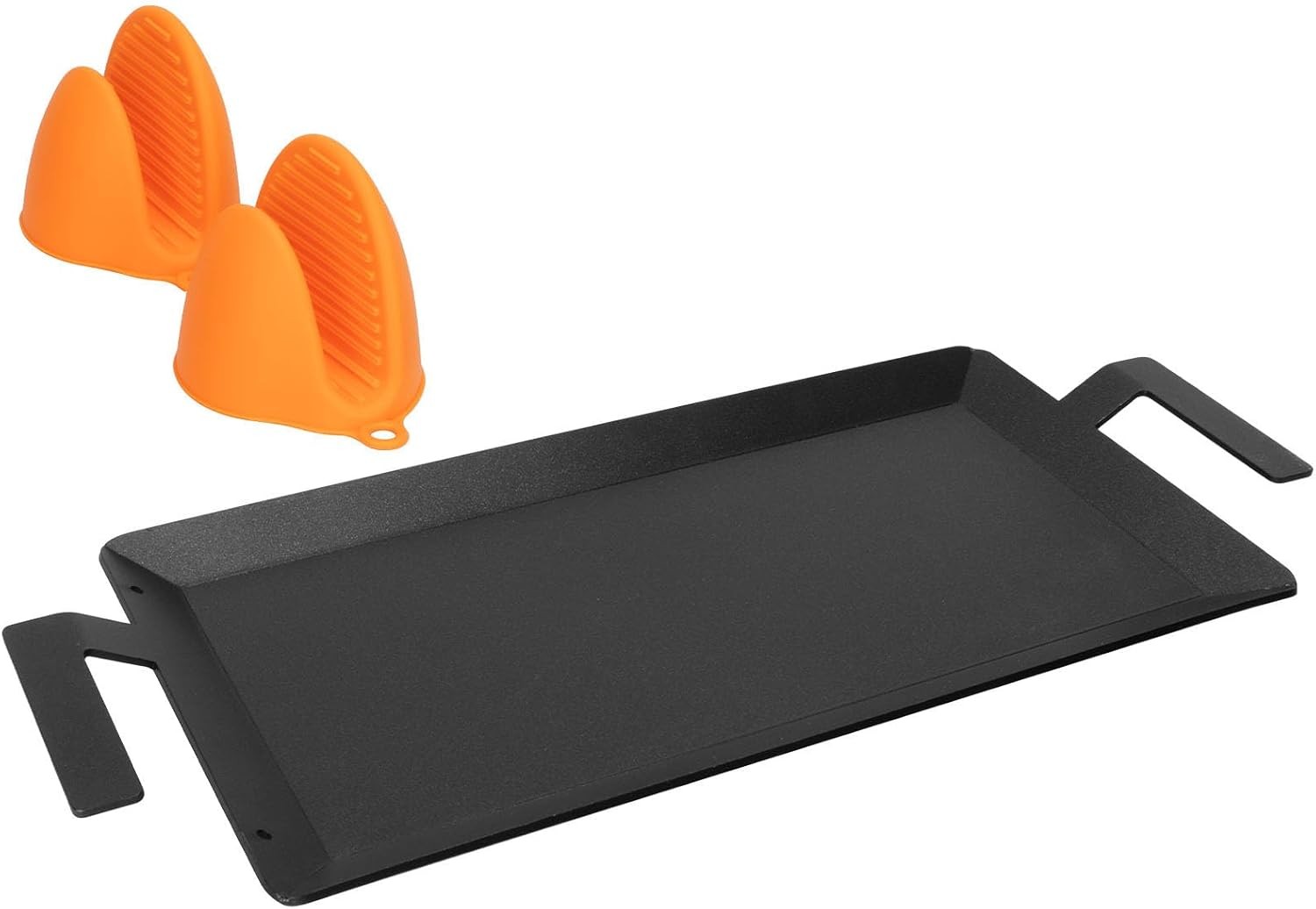 Universal Carbon Steel Griddle for Gas Grill, Griddle Pan for Stove , Versatile