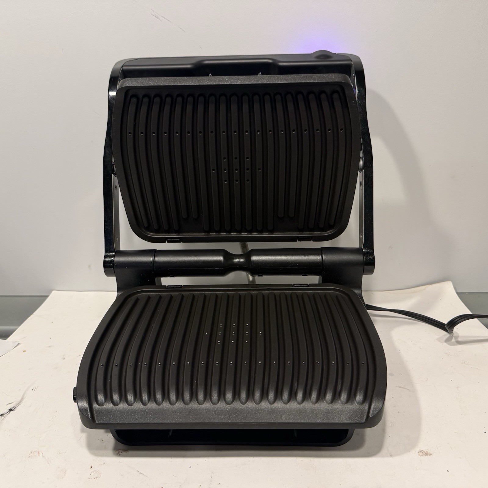 T-fal OptiGrill GC702853 Indoor Electric Grill Tested Works Missing Drip Tray