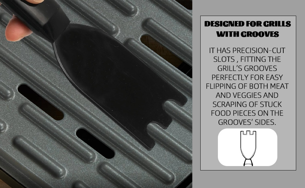 Grill Scraper Compatible with George Foreman Indoor Grills | Cleaning Grill