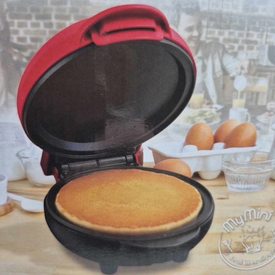 New Nostalgia My Mini 5″ Griddle Eggs Burgers Pancakes Cookies Nonstick Lot x 3