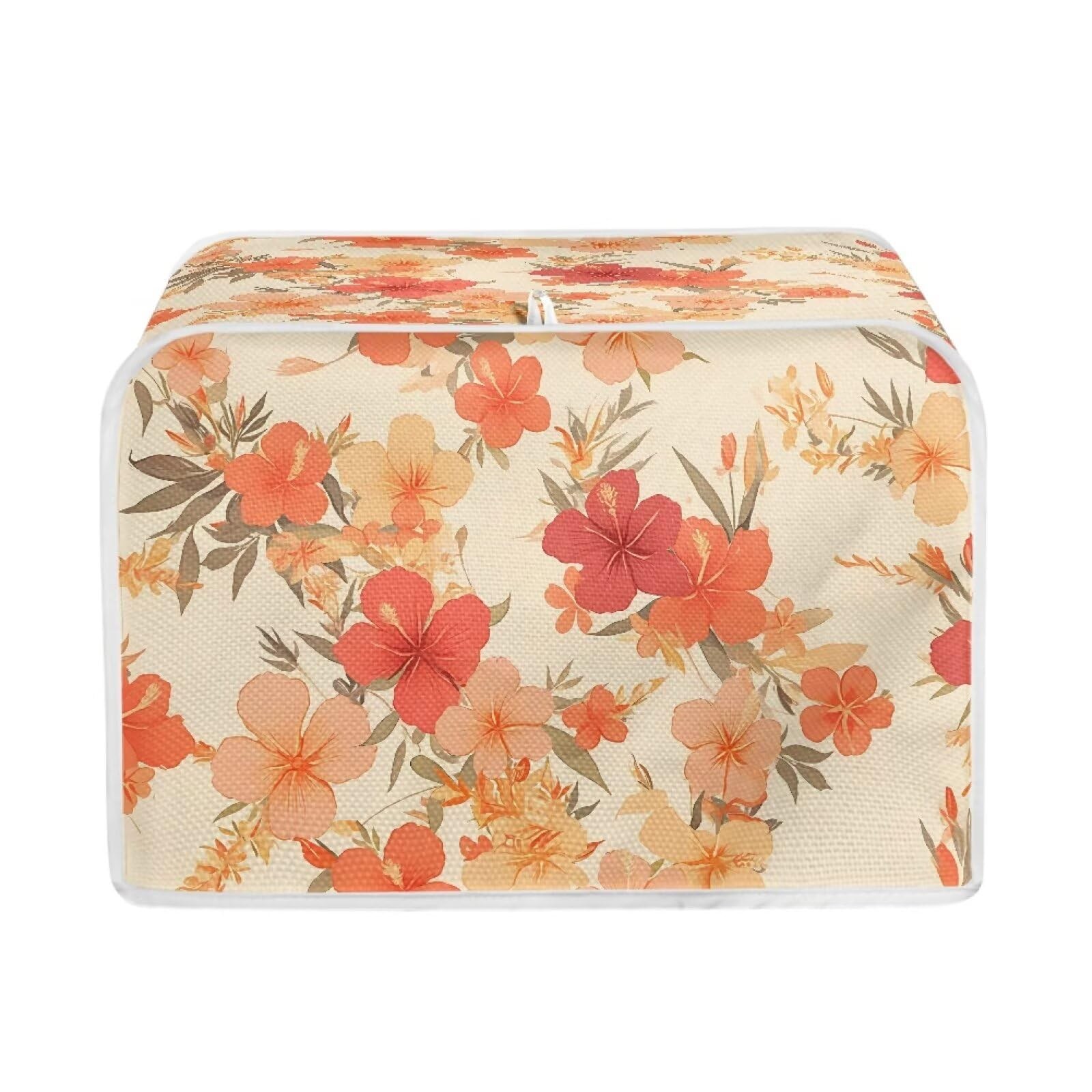 Daulesho Hibiscus Flower 2|4 S – For 2 slice toaster, Red
