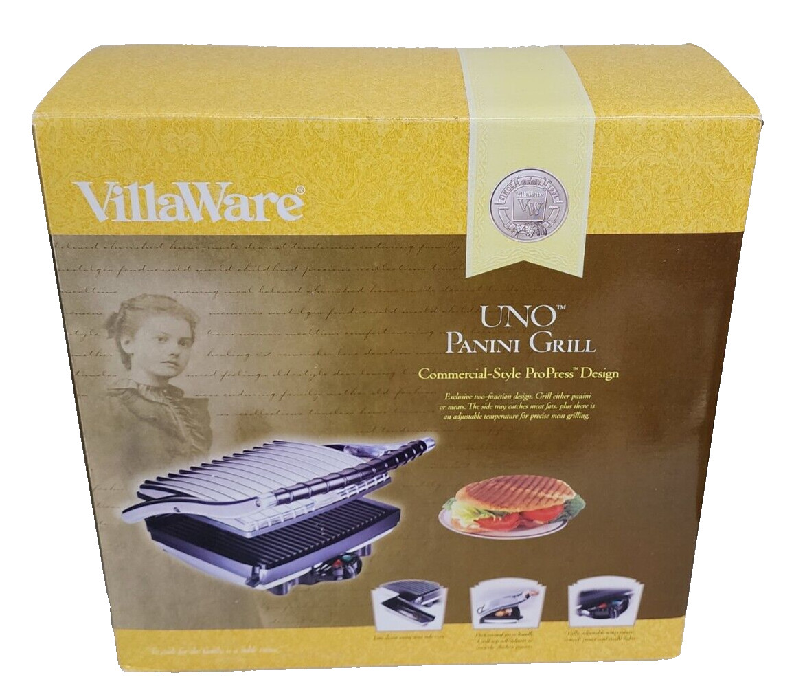 VillaWare V2160 UNO ProPress Panini Grill